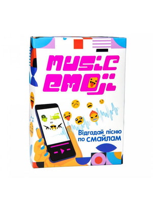 Настільна гра “Music Emoji” розважальна українською мовою | 6746887