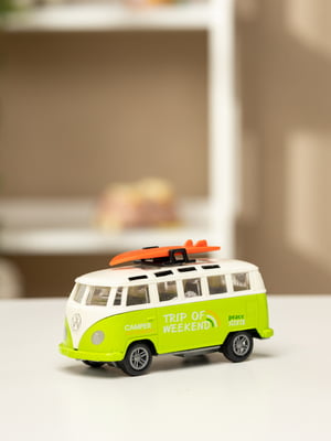 Салатовий іграшковий автобус | 6747250