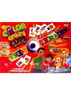 Настільна розважальна гра "Color Crazy Cups" укр | 6747386