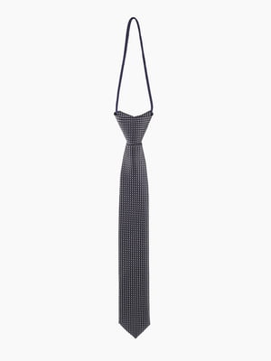 Краватка чорна з візерунком | 6747617