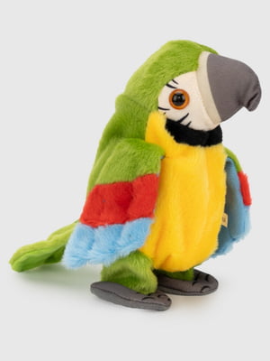 М'яка інтерактивна іграшка “Папуга” зелена | 6742899