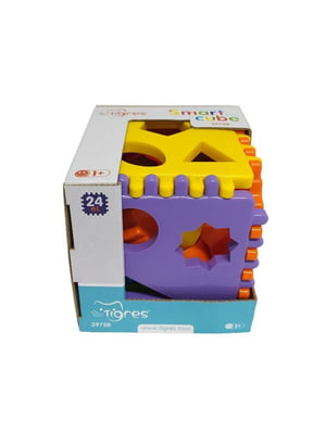 Іграшка-сортер "Smart cube" 24 ел. в коробці | 6743157