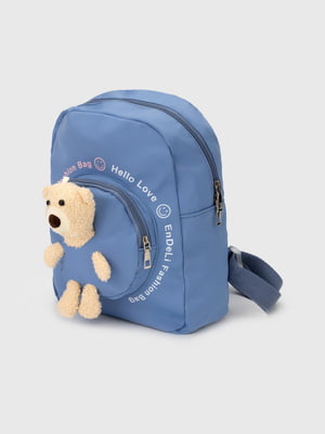 Рюкзак дошкільний синій з декором | 6743643