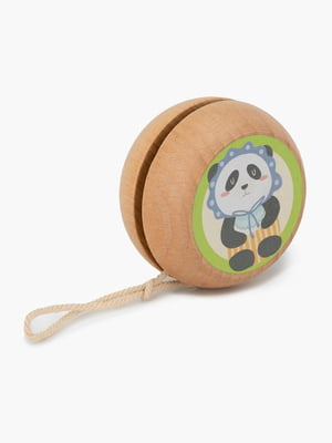 Дерев'яна іграшка йо-йо JINBEILI JBL042D Різнокольорова | 6744825