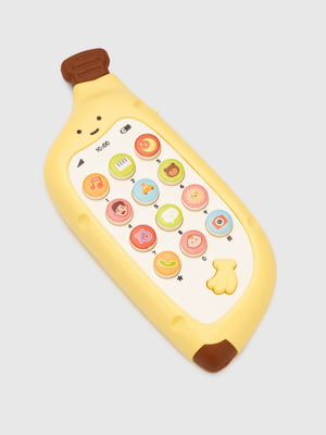 Телефон дитячий "Бананчик" жовтий | 6744971