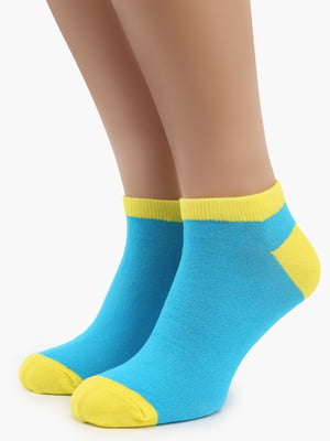Шкарпетки синьо-жовтий | 6745096
