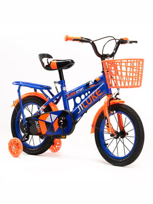 Велосипед дитячий WHM New Sport 14" синьо-помаранчевий  | 6738786