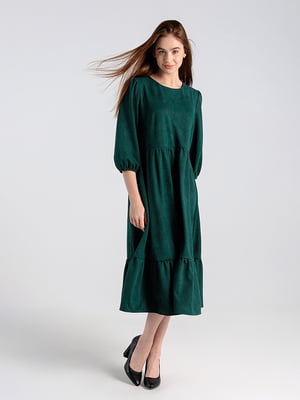 Сукня однотонна зелена | 6740962