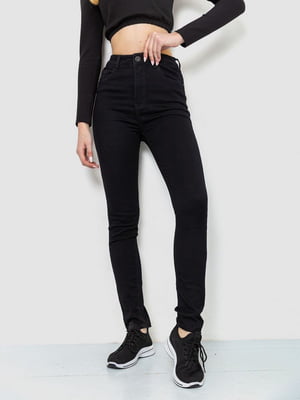 Черные джинсы скинни с карманами | 6759249