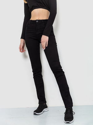 Черные скинни джинсы с карманами | 6759253