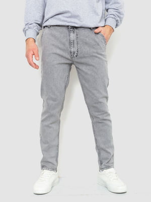 Серые джинсы с карманами | 6759279