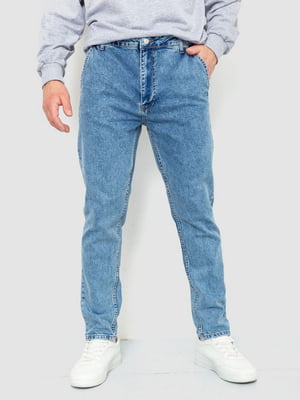 Синие прямые джинсы | 6759295