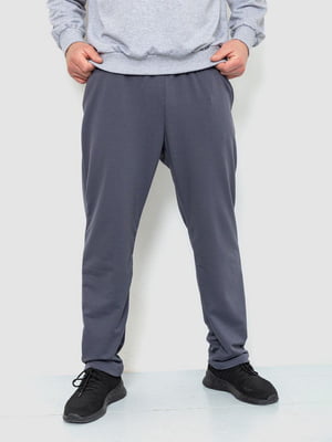 Серые спортивные брюки с карманами | 6759592