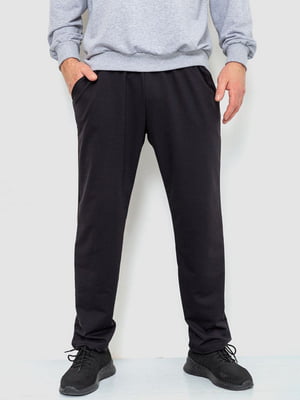 Черные спортивные брюки с карманами | 6759595