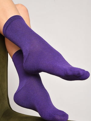 Демісезонні фіолетові шкарпетки | 6761036