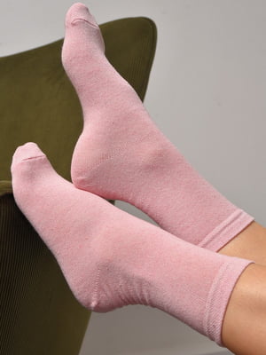 Демісезонні світло-рожеві шкарпетки | 6761039
