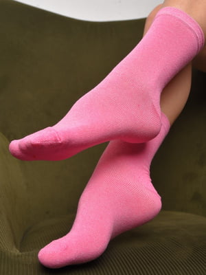 Демісезонні рожеві шкарпетки | 6761041