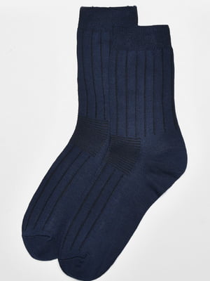 Демісезонні темно-сині шкарпетки | 6761054