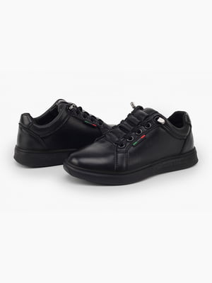 Чорні туфлі на шнурівці | 6748188