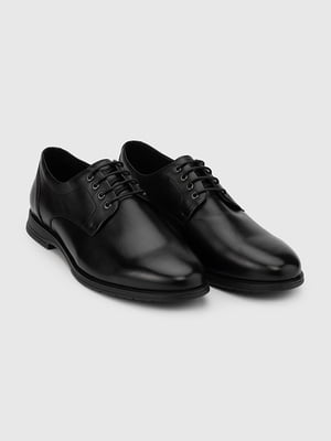 Чорні туфлі на шнурівці | 6748346