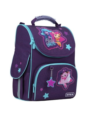 Рюкзак каркасний фіолетовий з принтом (35x25x13 см) | 6749020