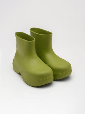 Зелені гумові черевики | 6749029