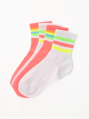 Шкарпетки різнокольорові (4 шт) | 6749372