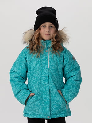 Куртка зимова для дівчинки  м'ятна | 6749791