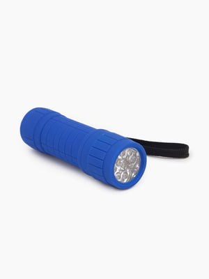 Ліхтарик ручний на батарейках синій | 6750148