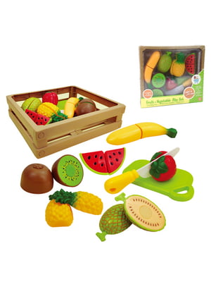 Набір продуктів “Овочі і фрукти” на липучці  | 6750170