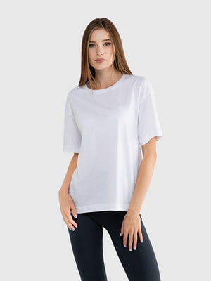 Базові біла бавовняна футболка | 6750585