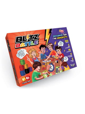 Настільна розважальна гра "Blitz Battle" укр | 6750633
