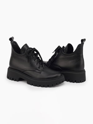 Шкіряні чорні черевики | 6747732