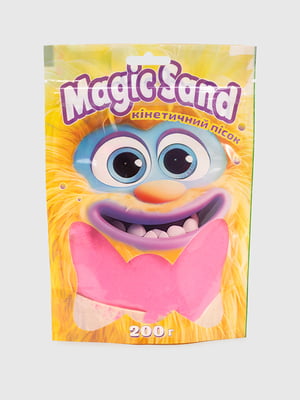 Кінетичний пісок "Magic sand в пакеті" (Рожевий) | 6748289