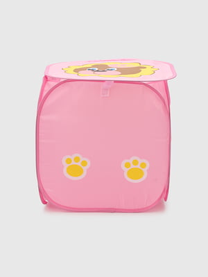 Кошик для іграшок “Ведмежа” рожевий | 6748297