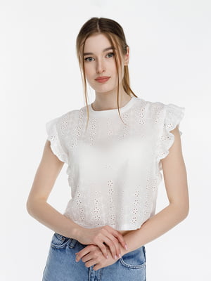 Блуза біла з вишивкою | 6748888