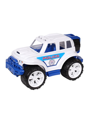 Іграшка "Позашляховик” біло-синього кольору | 6749521