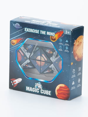 Іграшка головоломка багатогранний куб різнокольоровий | 6749658