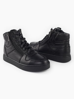 Чорні шкіряні черевики | 6750281