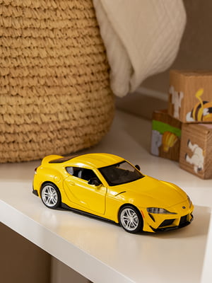 Іграшка Машина Toyota Supra жовта | 6750473