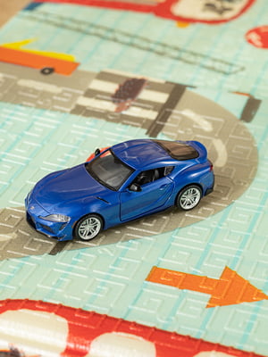 Іграшка машина синього кольору Toyota Supra  | 6750474