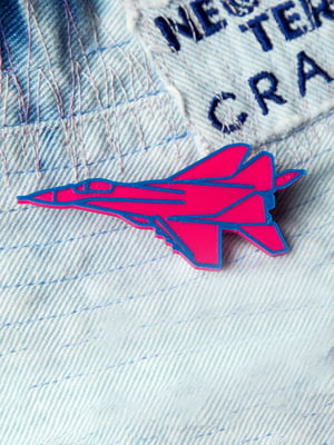 Значок NeoTeric Craft "Міг-29" рожевий | 6750769