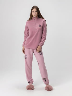 Рожева піжама: світшот і джогери | 6751397