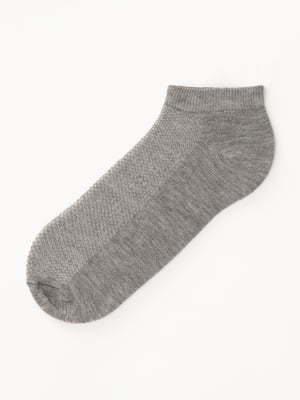 Сірі короткі шкарпетки сіткою (36-40 р.) | 6751642