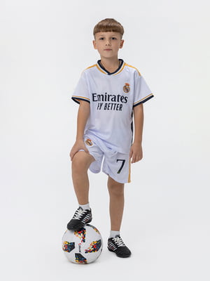 Футбольна форма для хлопчика BLD РЕАЛ МАДРИД біла | 6751751