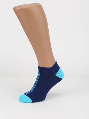 Сині шкарпетки з принтом (43-46 р.) | 6752153