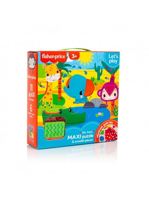 Пазл "Fisher-Price. Maxi puzzle & wooden pieces"   | 6753320