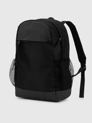 Рюкзак чорний з кишенями | 6754704