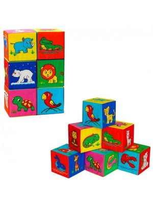 Набір кубиків “Зоопарк” | 6755072