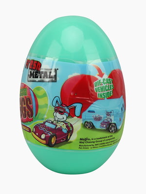Машинка іграшкова "Яйце-сюрприз" зелена | 6755337